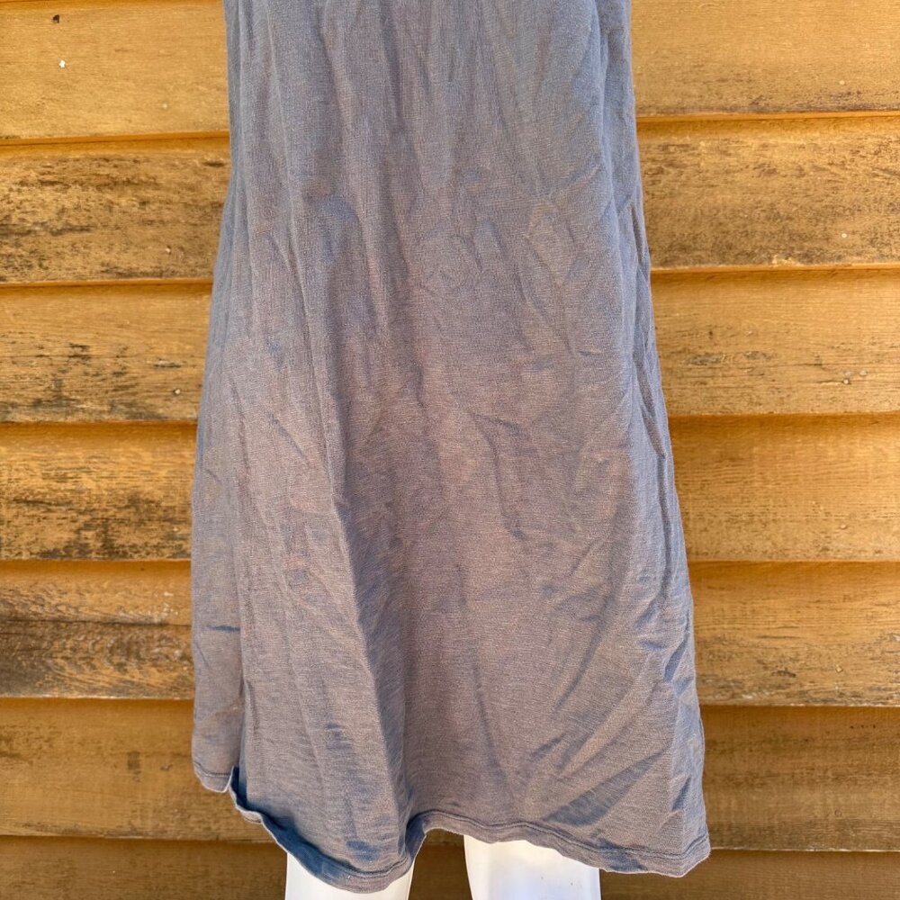 Universal Thread Charcoal Tank Casual Beach Grey Dress - Picture 6 of 8